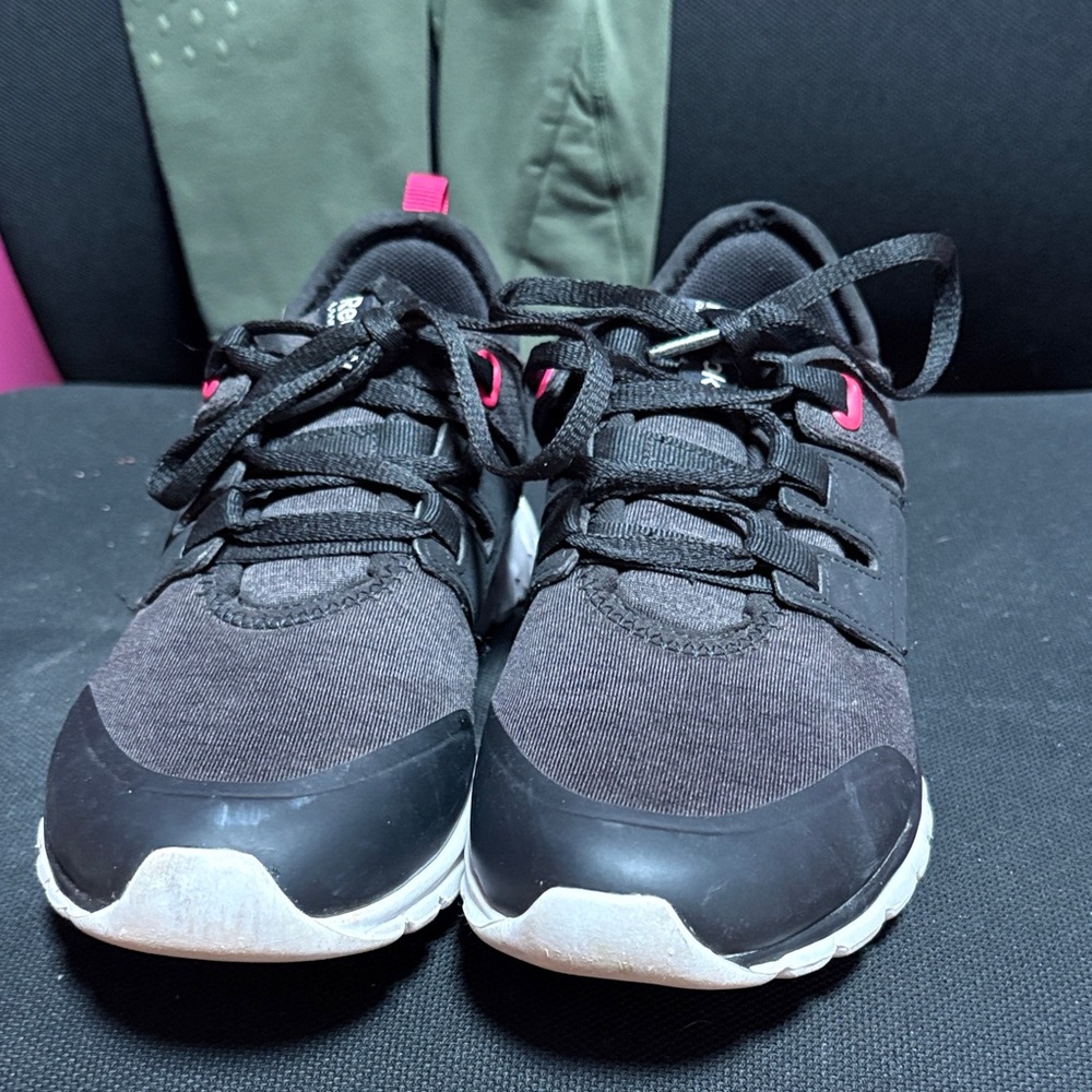 Reebok Black and Pink Running Shoes